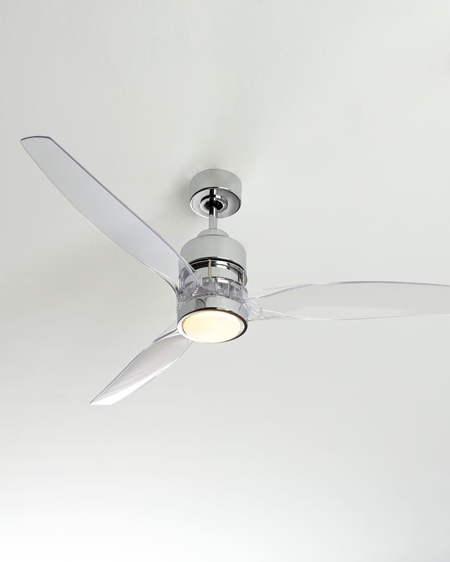 Wifi Sonnet Acrylic Blade Ceiling Fan, 52" | Horchow