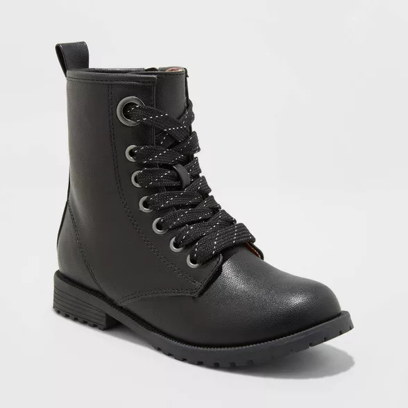 Girls' Lida Combat Boots - Cat & Jack™ | Target