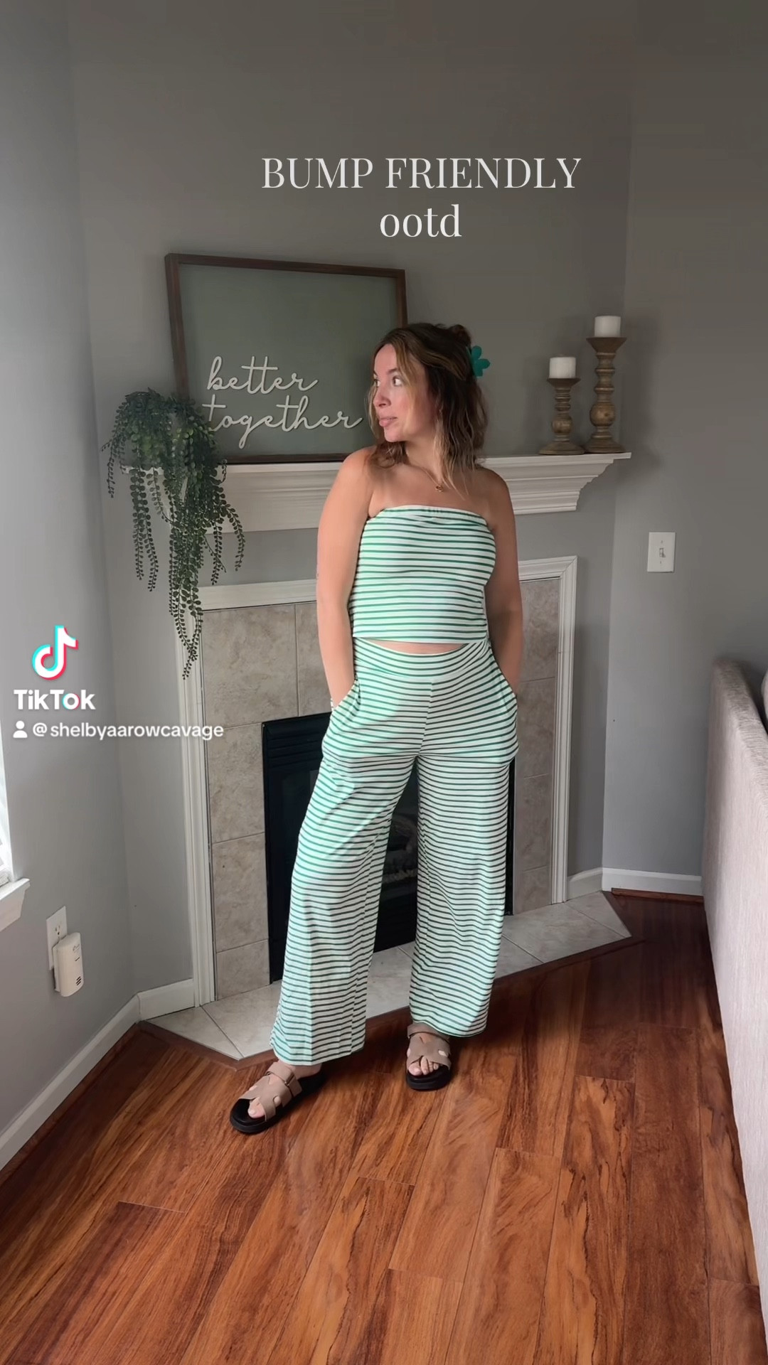 Bump friendly two piece summer outfit! 

I ordered my true size Medium and there is still lots of stretch for the growing bump. 

#LTKSummerEdit #LTKStyleTip #LTKFindsUnder50