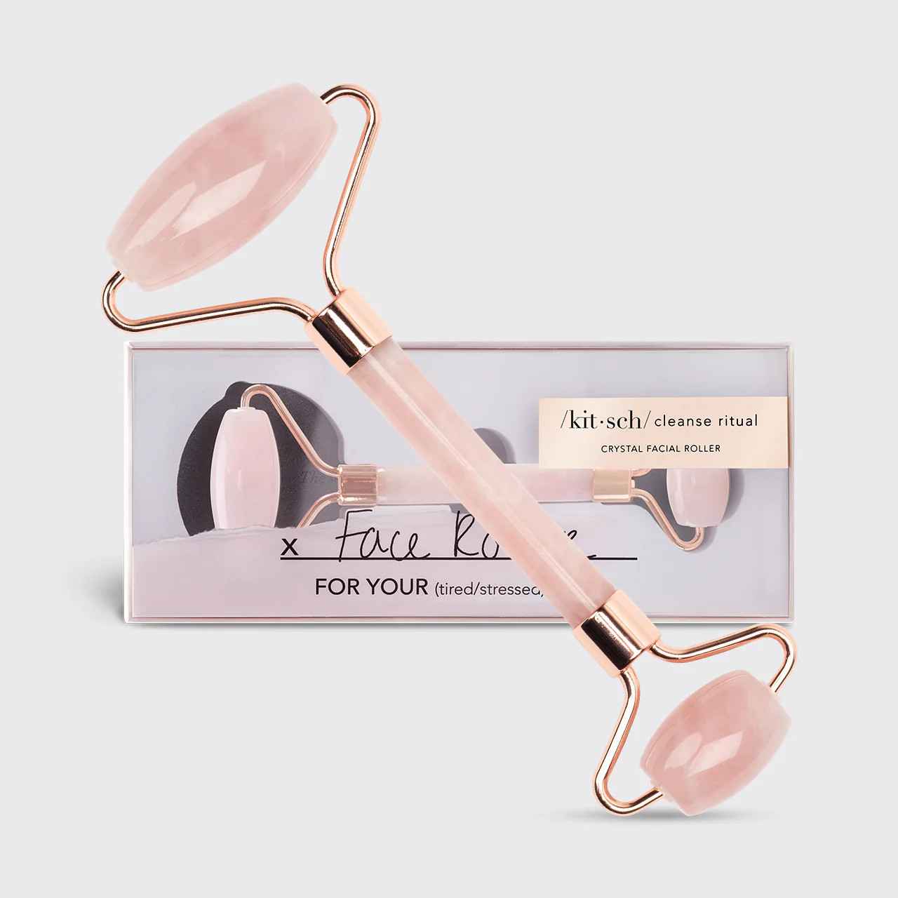 Rose Quartz Facial Roller | Kitsch