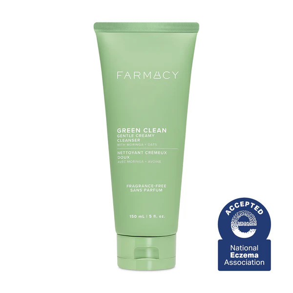 Green Clean Fragrance-Free Gentle Creamy Cleanser | Farmacy Beauty