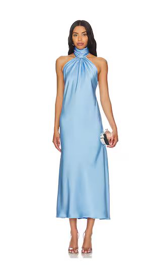 Marley Dress in French Blue Midi Dress | Light Blue Dress | Baby Blue Dress | Revolve Clothing (Global)