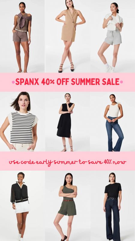 the spanx seasonal sale is LIVE!! 40% off lots of favs using code EARLYSUMMER | 

#LTKsalealert #LTKstyletip #LTKfindsunder100