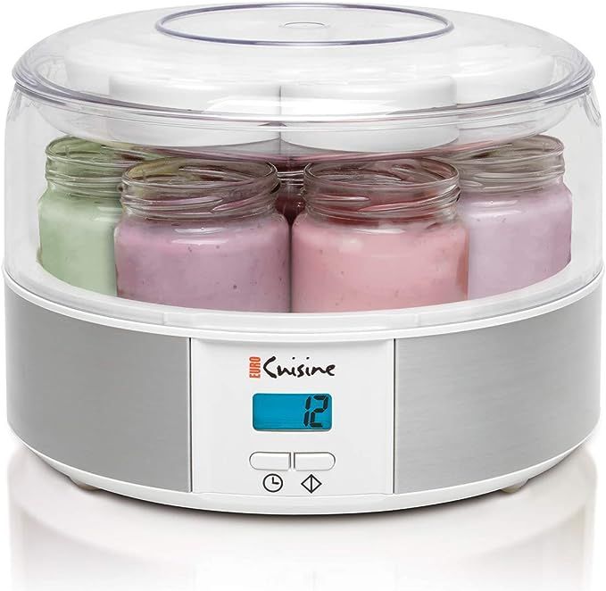 Euro Cuisine Yogurt Maker - YMX650 Automatic Digital Yogurt Maker Machine with Set Temperature - ... | Amazon (US)