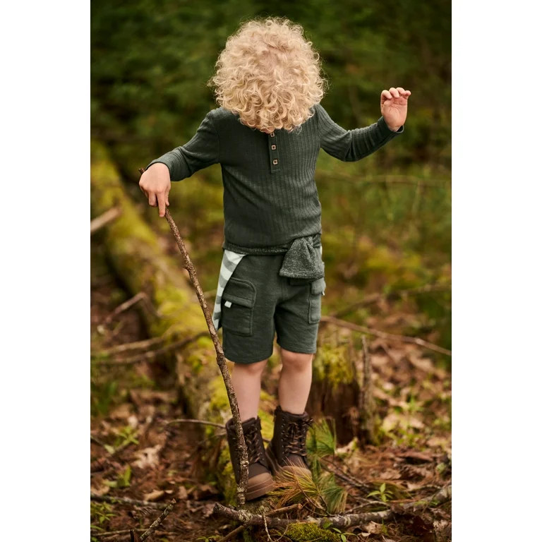 easy-peasy Toddler Boy Cargo Jacquard Short, Sizes 18M-5T | Walmart (US)