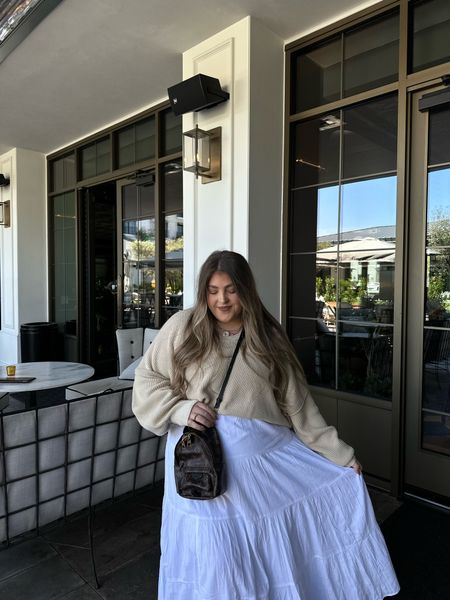 xl in skirt & xxl in sweater 🕊️

white maxi skirt // white skirt // aerie // cropped sweater // spring outfit // boho outfit inspo

#LTKplussize #LTKmidsize #LTKSeasonal