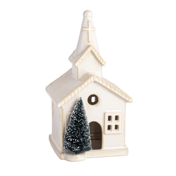 Large Ceramic Church Sitter | Mud Pie