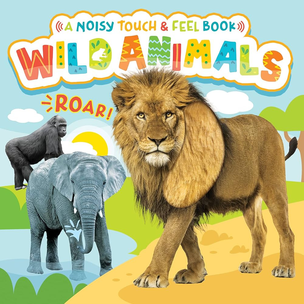 Wild Animals - A Noisy Touch and Feel Sensory Book Featuring Farm Sounds | Amazon (US)