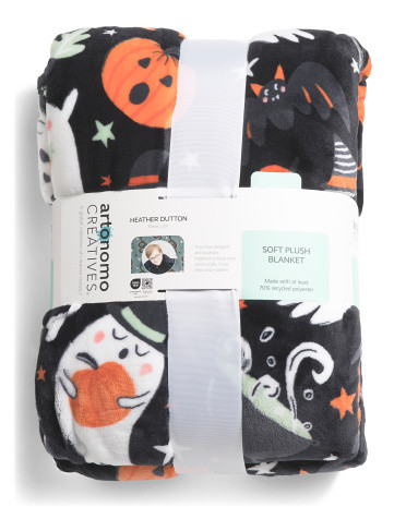 Halloween Hijinx Blanket | TJ Maxx