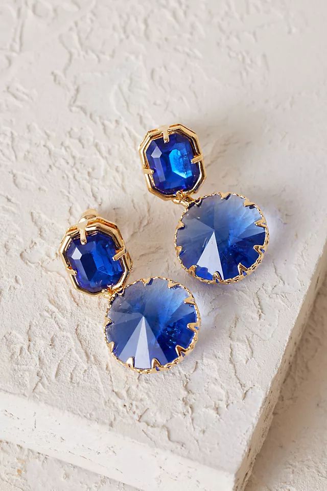 Cobalt Gemstone Drop Earrings | Anthropologie (UK)