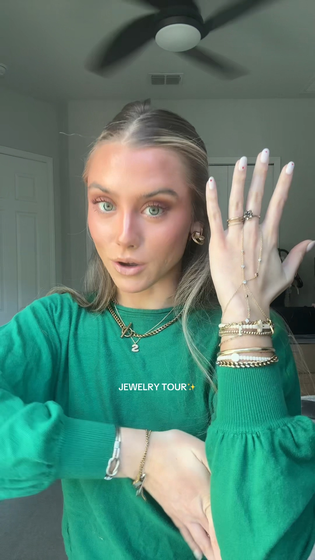 Jewelry tour✨ for the earrings I’m wearing both from Evry Jewels (SLOANE60) they are the angel number earring and the Bordeaux earrings. For the necklaces the Tatum necklace from Henrigirl; Serena necklace, jewel necklace, and bubble letter necklace all from electric picks (SLOANE20)  

#LTKStyleTip #LTKFindsUnder100 #LTKWatchNow