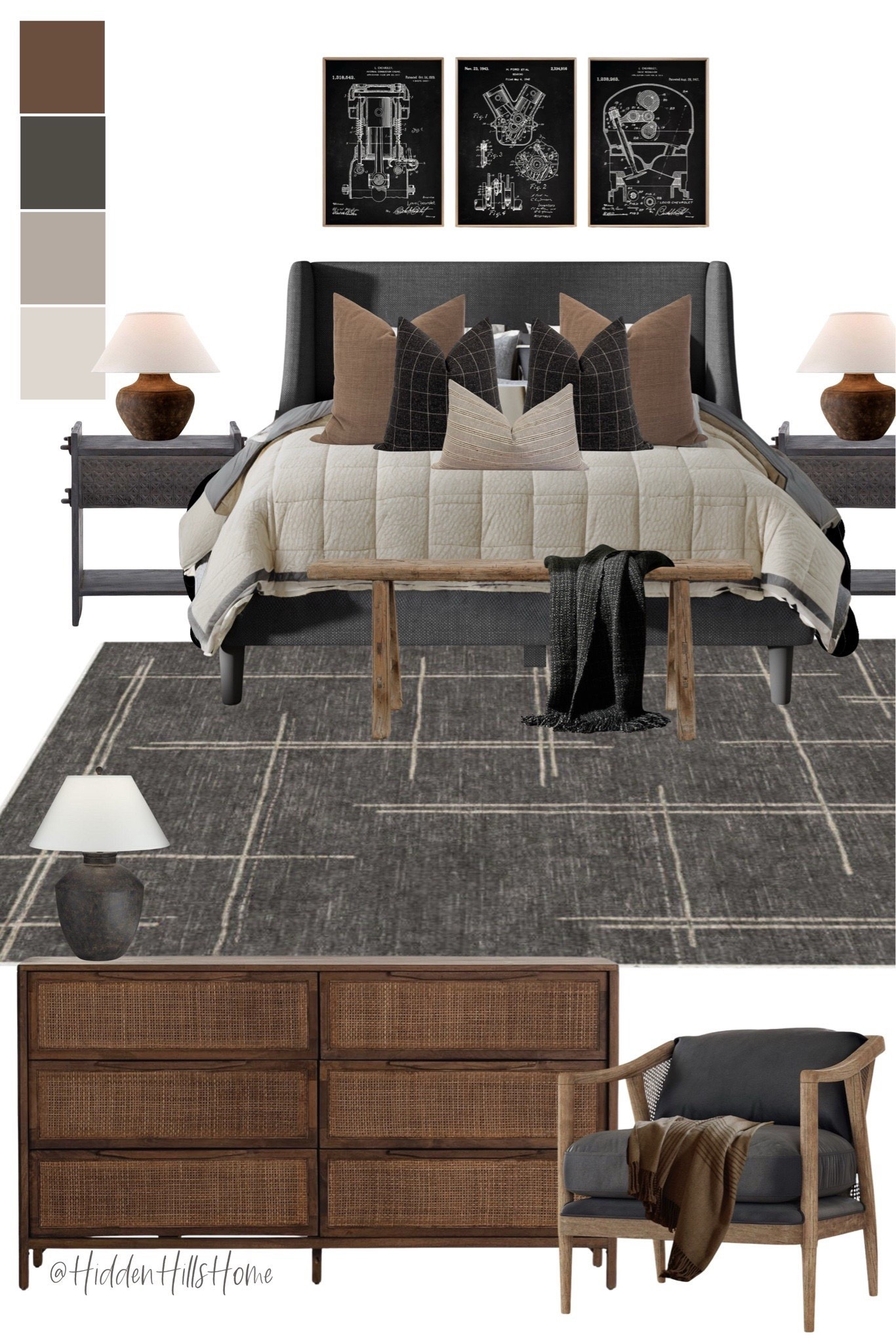 Masculine bedroom, teen boys room; boys bedroom inspiration, teenage boys room mood board, home decor #boysroom



#LTKHome #LTKKids #LTKSaleAlert