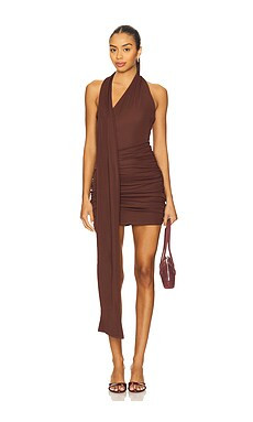 NBD The Lisha Mini Dress in Brown from Revolve.com | Revolve Clothing (Global)