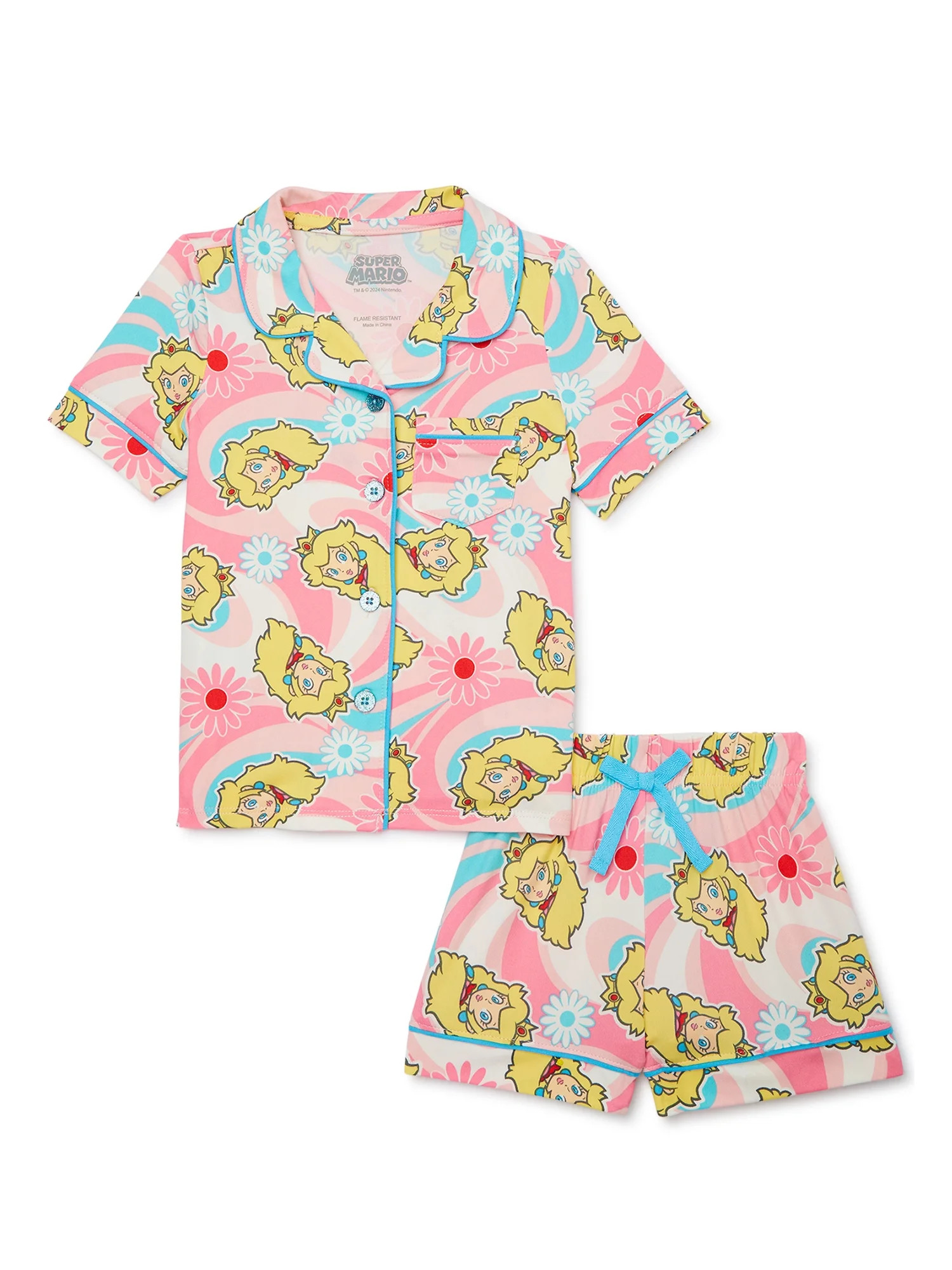 Character Toddler Girl Super Soft Pajama Coat Set, Sizes 2T-5T - Walmart.com | Walmart (US)