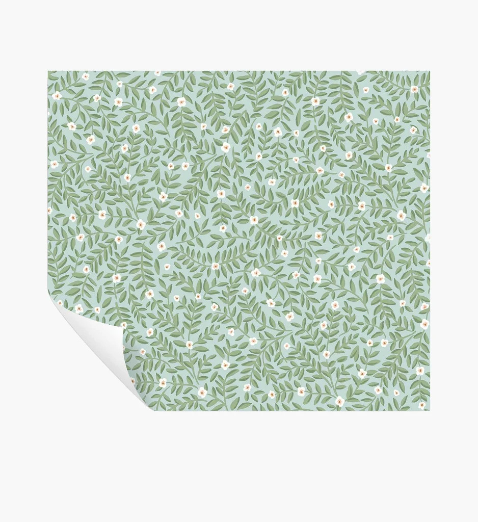 Elodie Peel & Stick Wallpaper - Light Blue | Rifle Paper Co.