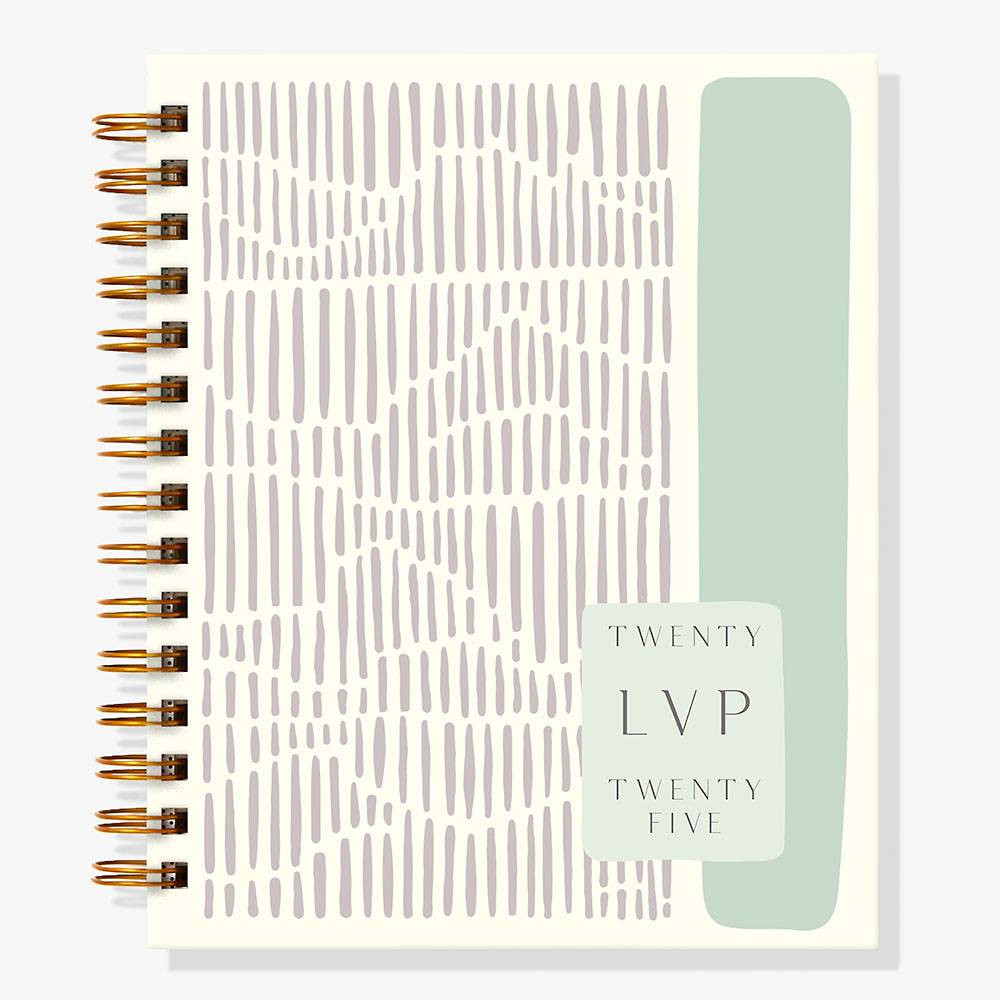 12-Month Minimal Marks Plum Custom Planner | Paper Source | Paper Source