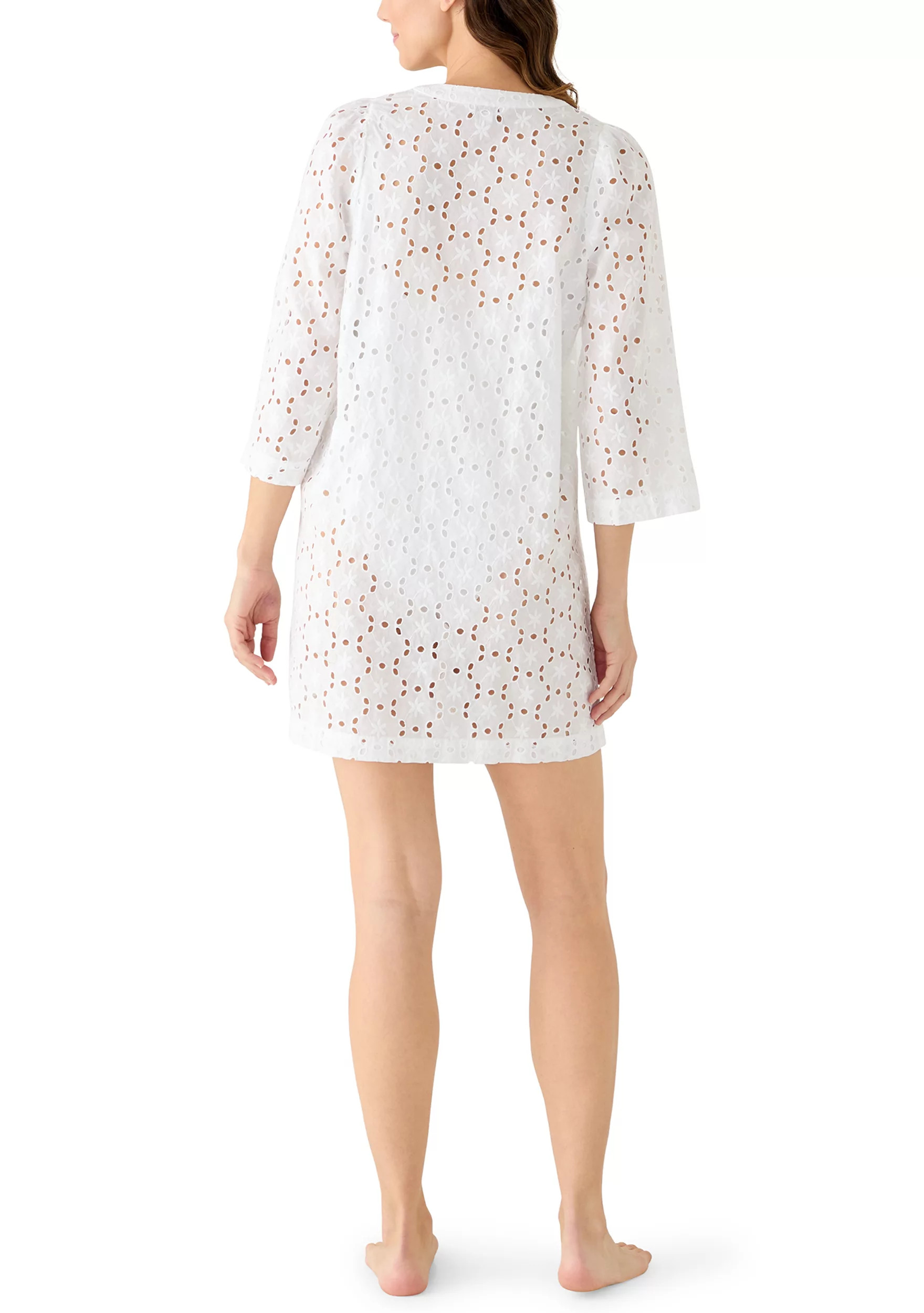 Women's Long Sleeve Eyelet Dress Cover Up | Belk