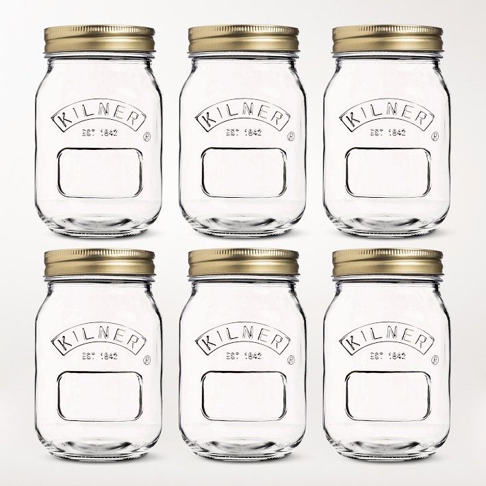Kilner Round Canning Jar, 17 oz, Set of 6 | Williams-Sonoma