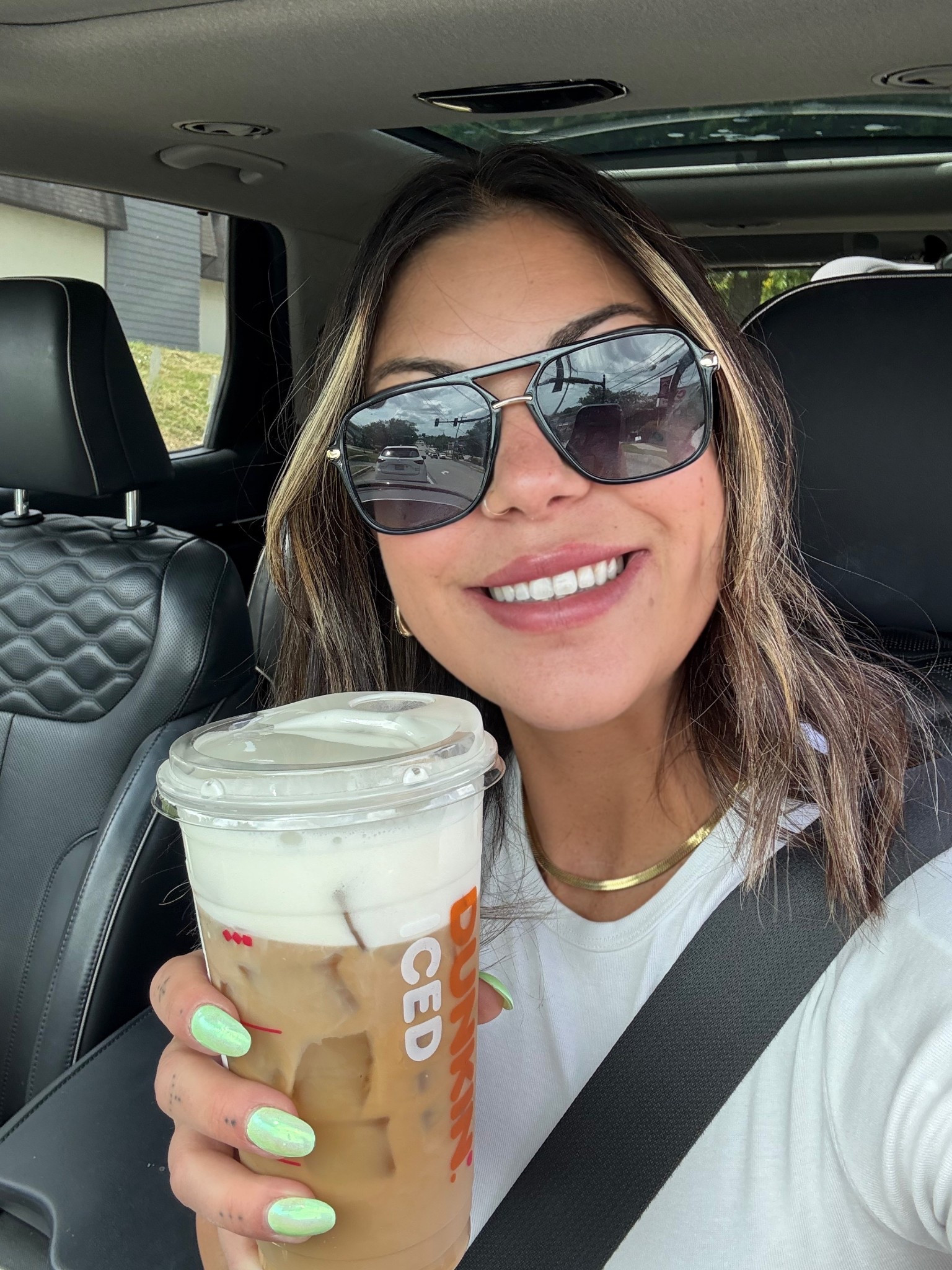 Tis the season…pumpkin cold brew!! 🎃 
My trending sunglasses are currently on major sale and under $13!!!

#LTKFindsUnder50 #LTKSaleAlert #LTKStyleTip