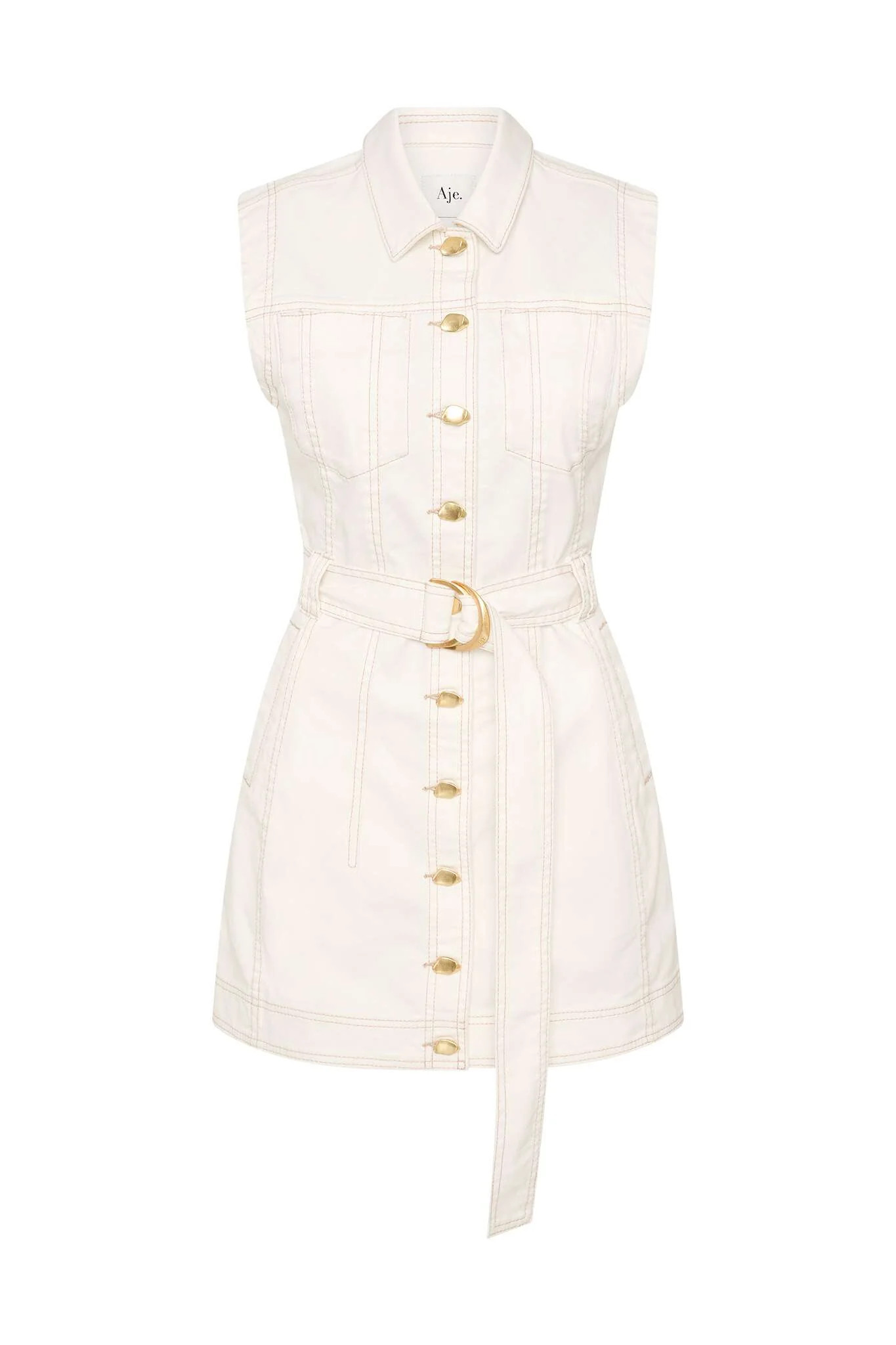 Darcie Denim Mini Dress | aje. (Australia and New Zealand)