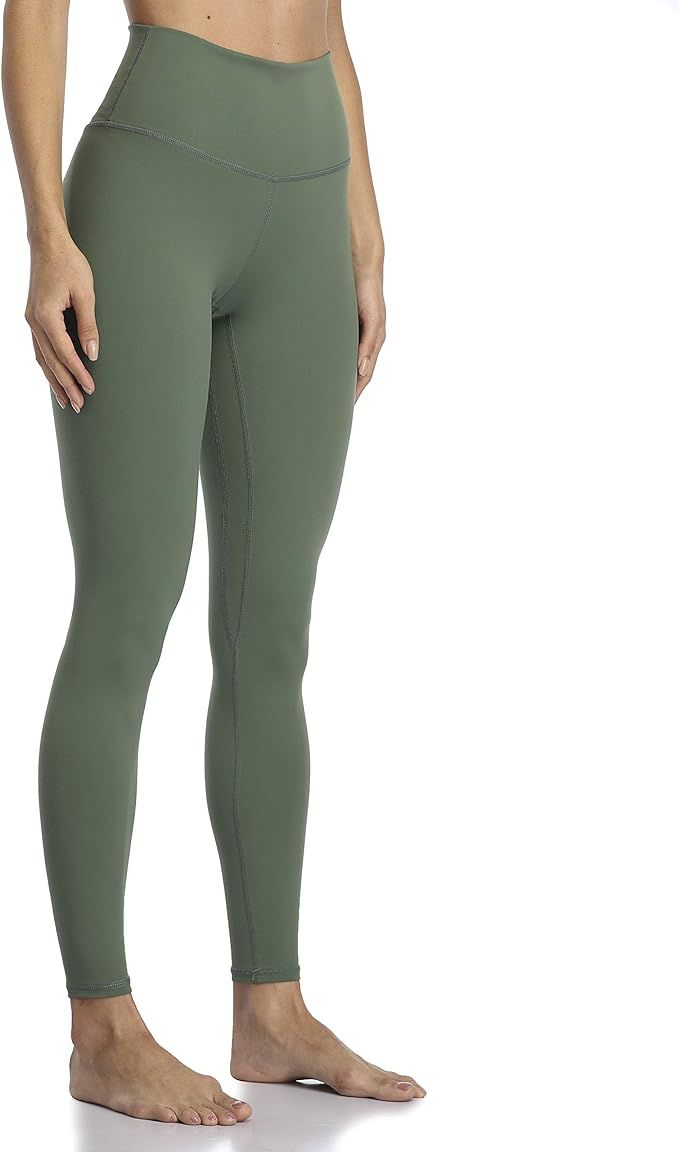 Colorfulkoala Women's Brushed Buttery Soft High Waisted Leggings Full Length Yoga Pants | Amazon (US)