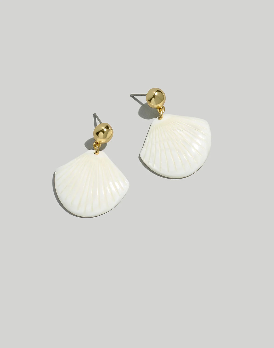 Enamel Shell Statement Earrings | Madewell