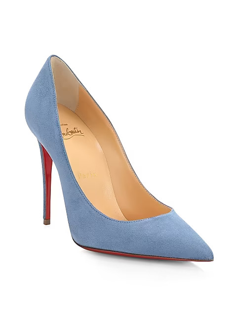 Kate 100 Velour Pumps | Saks Fifth Avenue