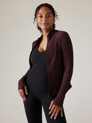 Salutation Ribbed Jacket | Athleta