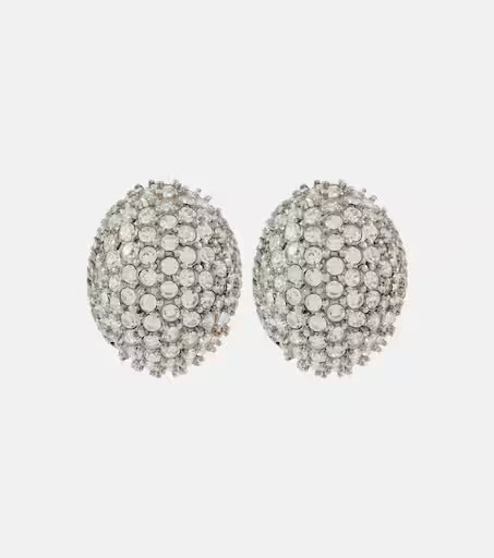 Tinsel crystal-embellished earrings | Mytheresa (UK)