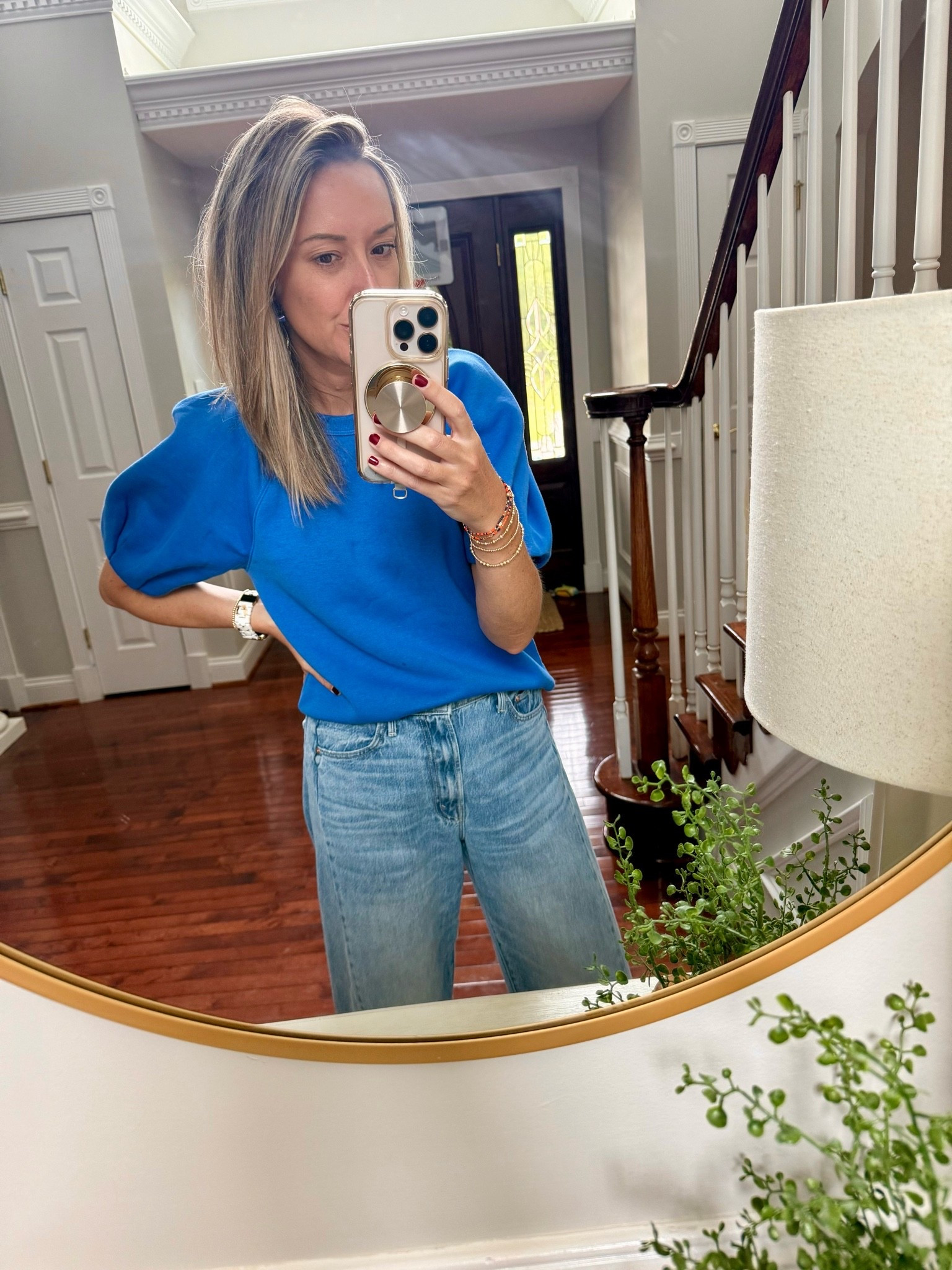 Walmart shirt for game day 💙🏈

#walmart #walmartstyle

#LTKmomlife #LTKootd