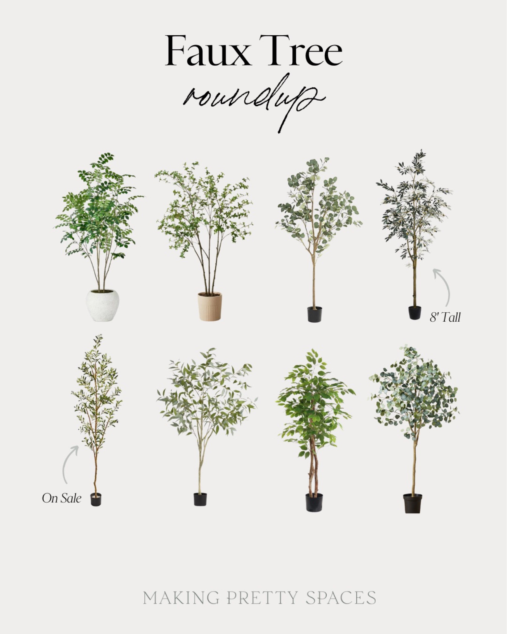 Shop this faux tree roundup!
Amazon, faux olive tree, QVC olive tree, eucalyptus tree, ficus faux tree, 8’ft olive tree, Target faux trees

#LTKsalealert #LTKhome #LTKstyletip