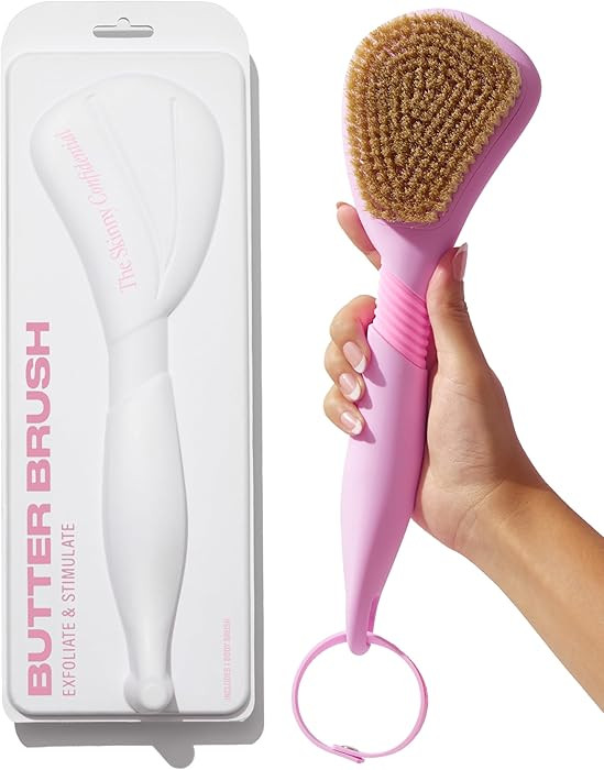 The Skinny Confidential Butter Brush - Exfoliating Back Scrubber for Shower Reduces Inflammation ... | Amazon (US)
