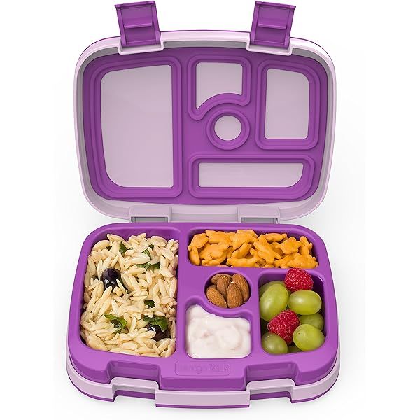 Bentgo Kids Brights – Leak-Proof, 5-Compartment Bento-Style Kids Lunch Box – Ideal Portion Si... | Amazon (US)