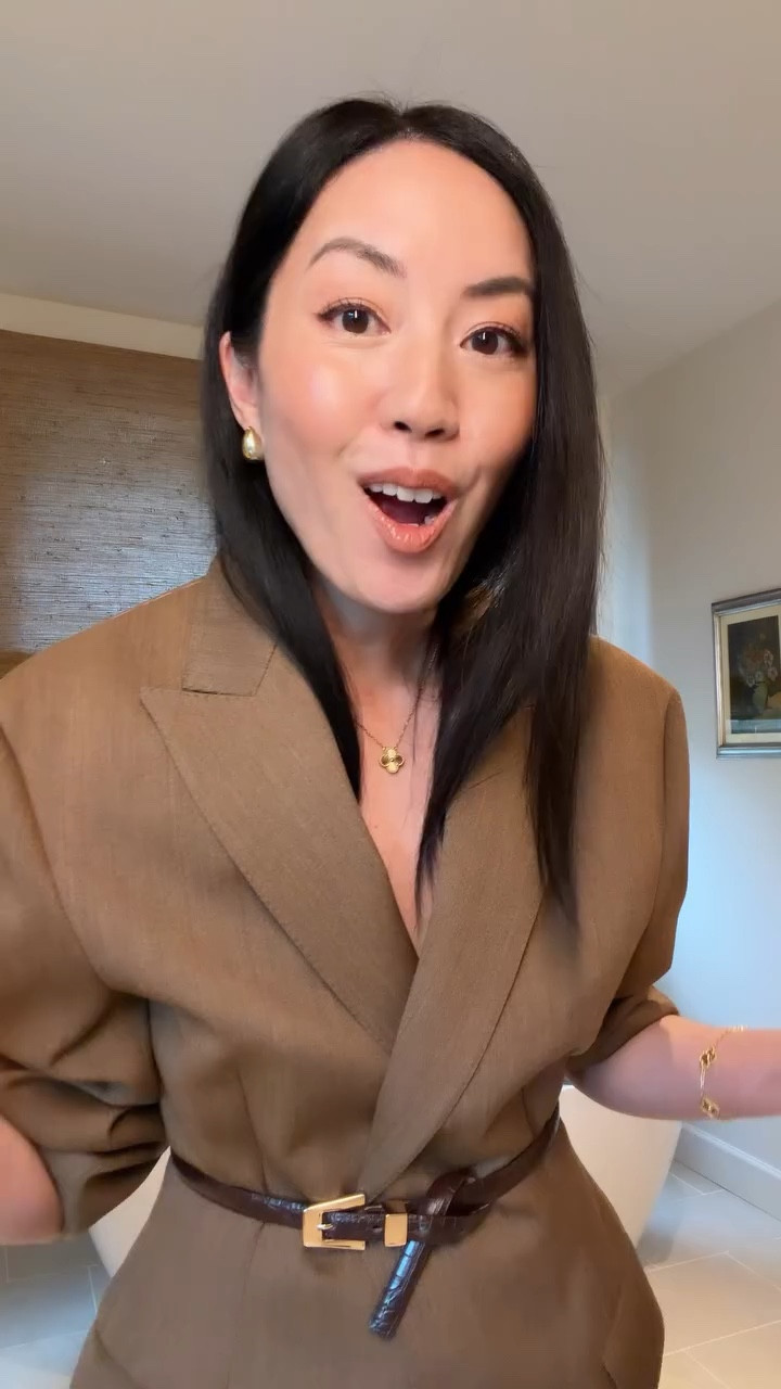 Would you wear it more if it were hemmed? Or do you avoid wearing it because the sleeves are too long? If it would make you more excited to wear it again, alterations might be the way to go! 

Comment BLAZER for details on my blazer and belt!