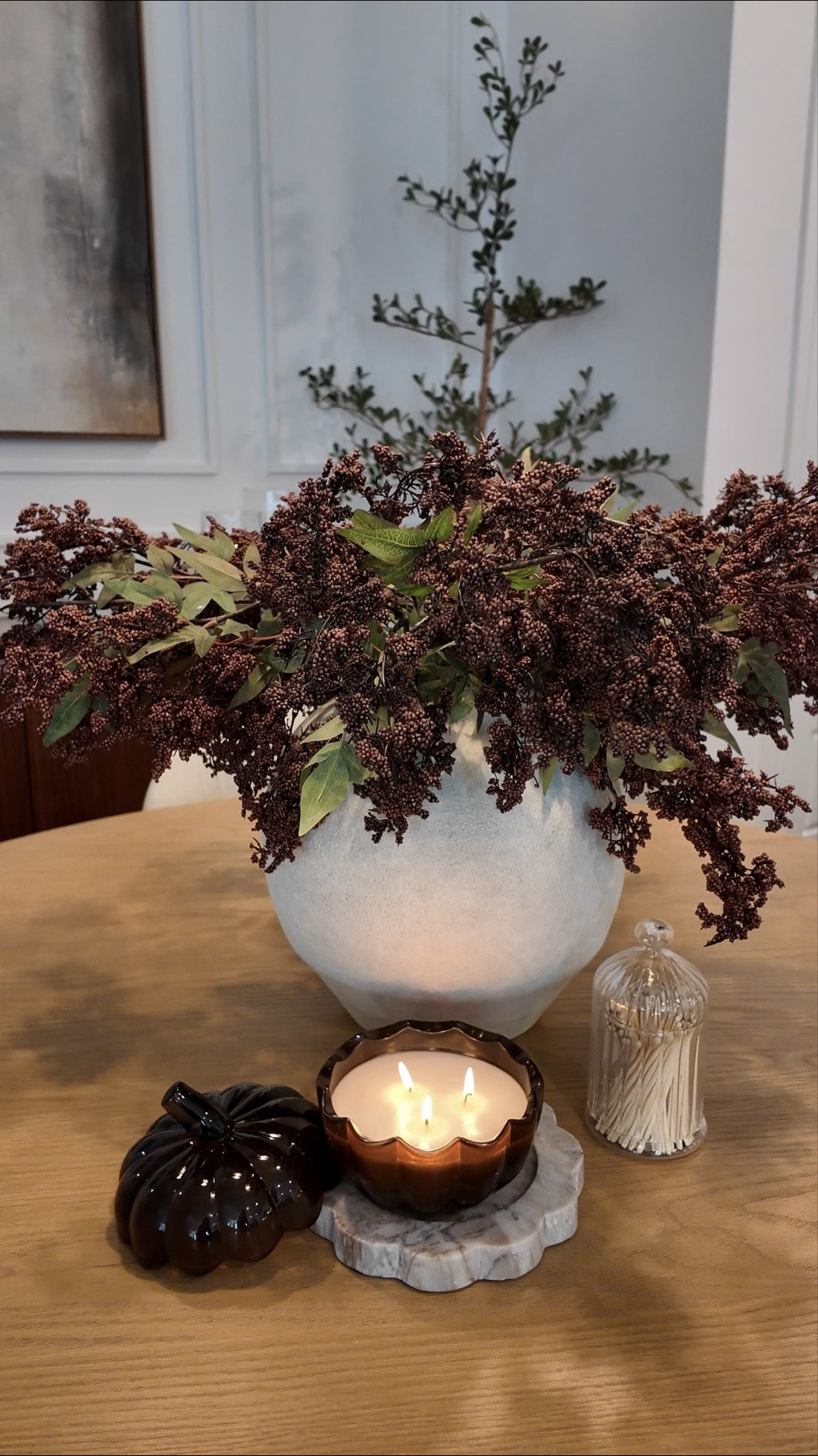 Estás ramas son hermosas 🍂 son color marrón 🤎 Con la palabra Ramas de otoño 🍂🍁 te envío todo ✨ 

 #falldecor #amazonfinds