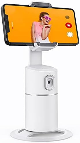 Auto Face Tracking Phone Holder, No App Required, 360° Rotation Face Body Phone Tracking Tripod ... | Amazon (US)