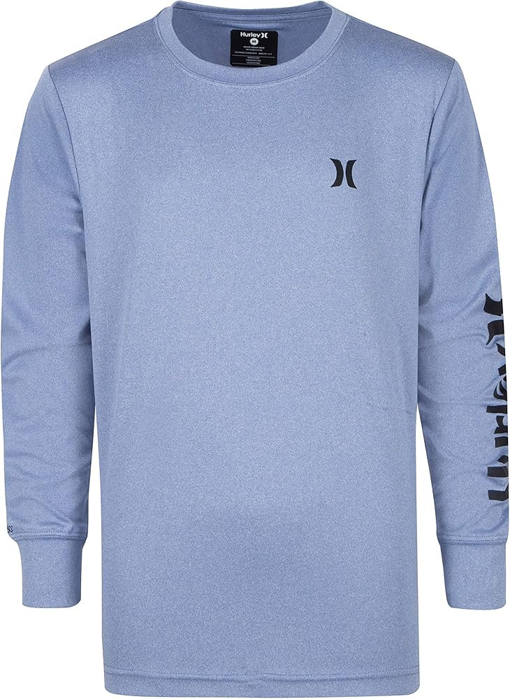Hurley Boys' Long Sleeve Rash Guard Shirt | Amazon (US)