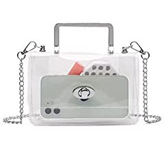 MOETYANG Clear Purse for Women,Clear Clutch Purse Crossbody, See Through Handbag | Amazon (US)
