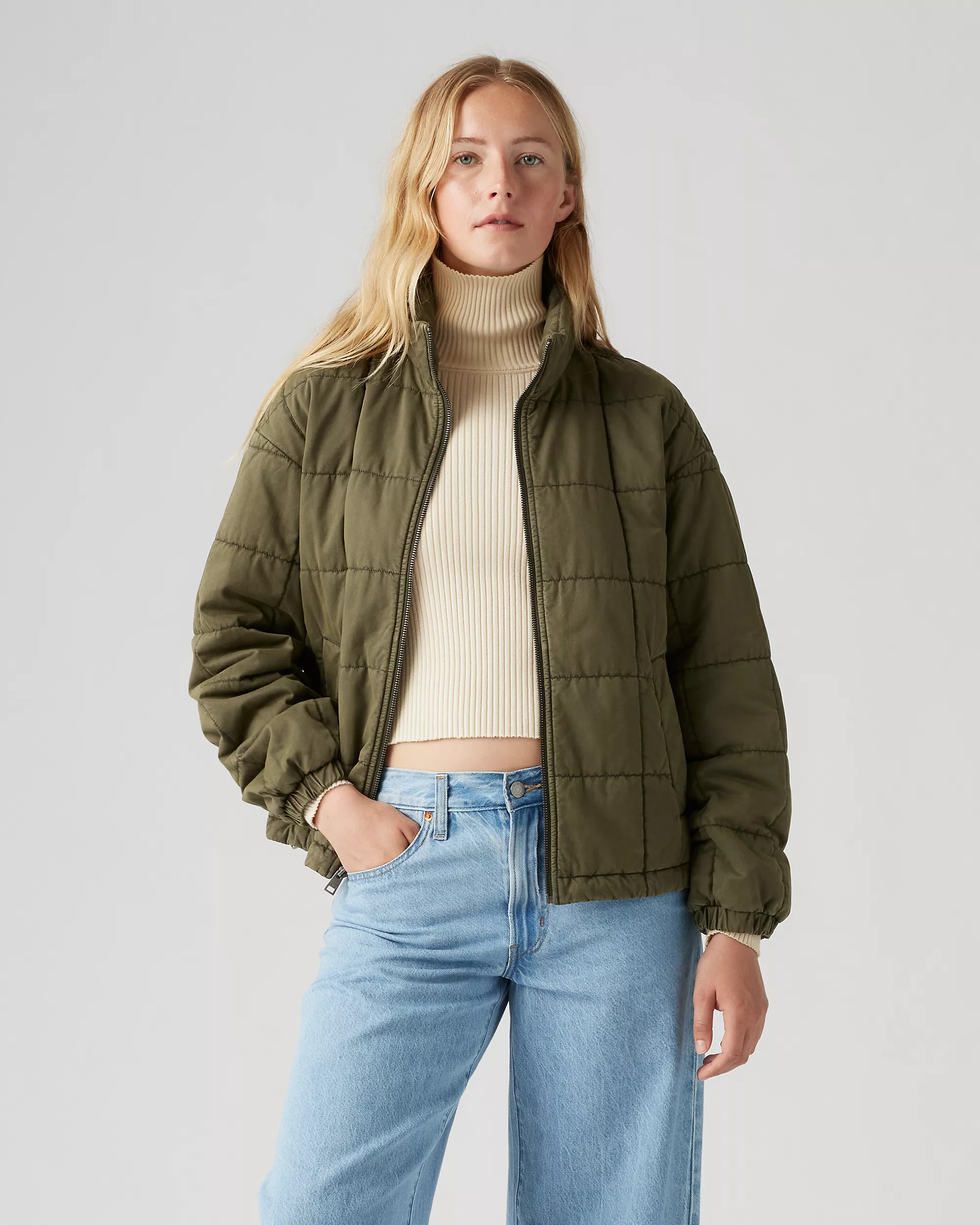 Box Quilted Relaxed Cotton Jacket | Levi's US