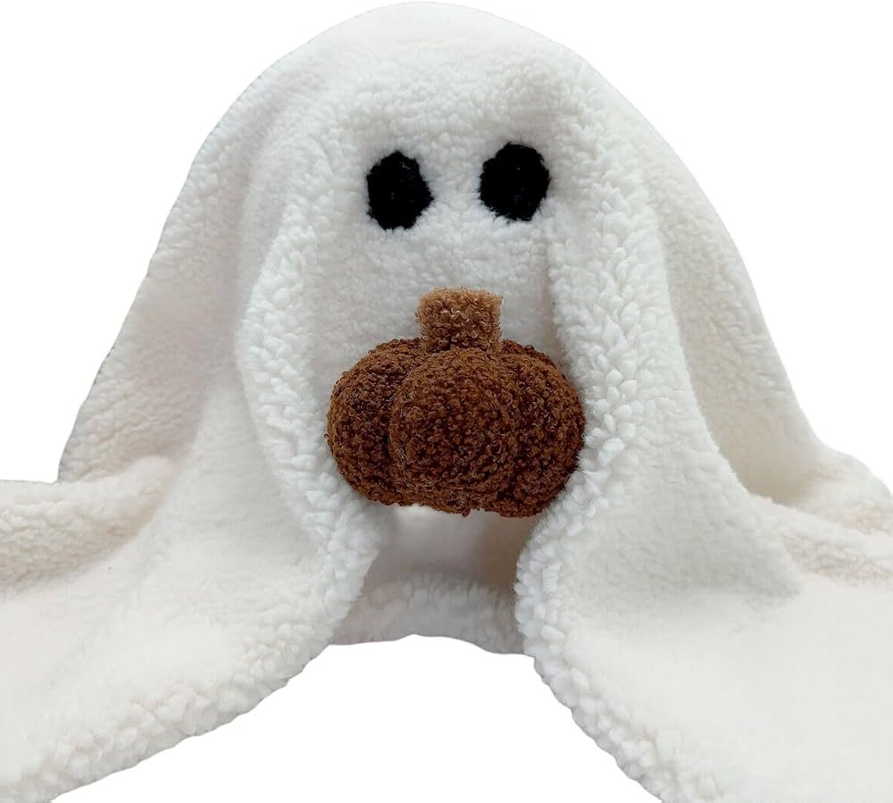 2023 New Gus The Ghost with Pumpkin Pillow, 12"x 13" Halloween Plush Toy Gift Halloween Squishabl... | Amazon (US)