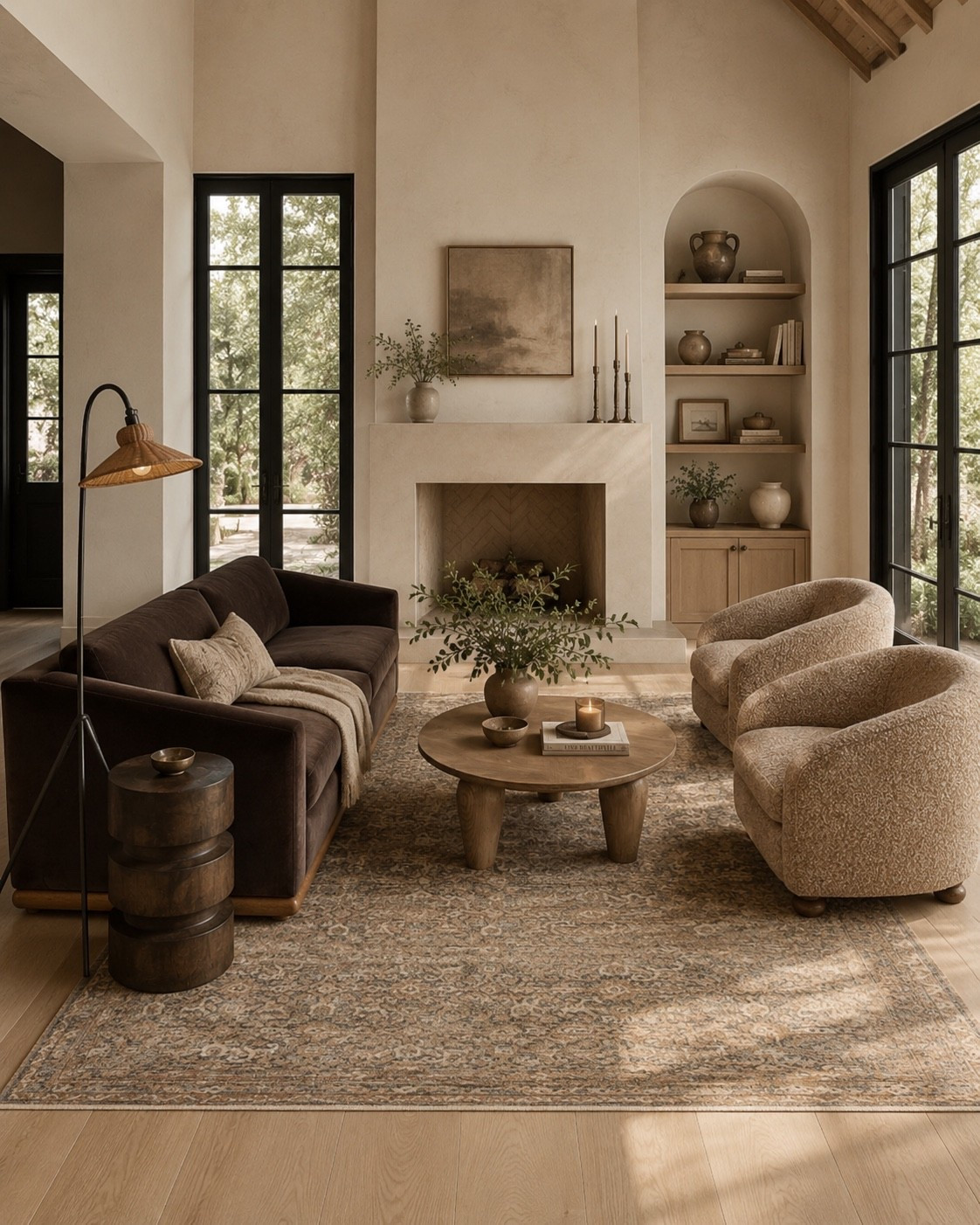 I love the texture of this velvet sofa! A statement, but also neutral piece that offers a warm landing spot in this living room.

#LTKHome #LTKSaleAlert