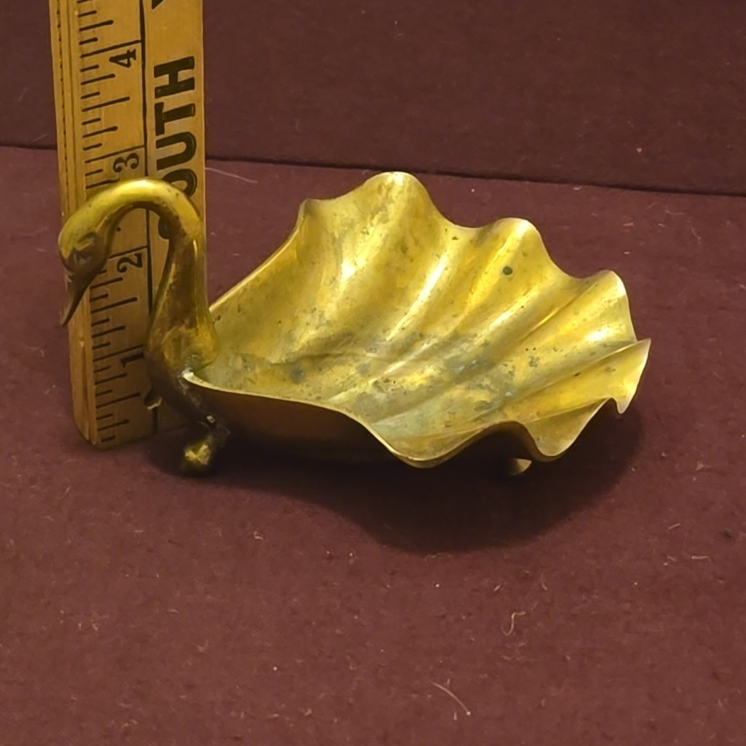 Vintage Brass Swan Shape Soap Trinket Dish Ash Tray | eBay US