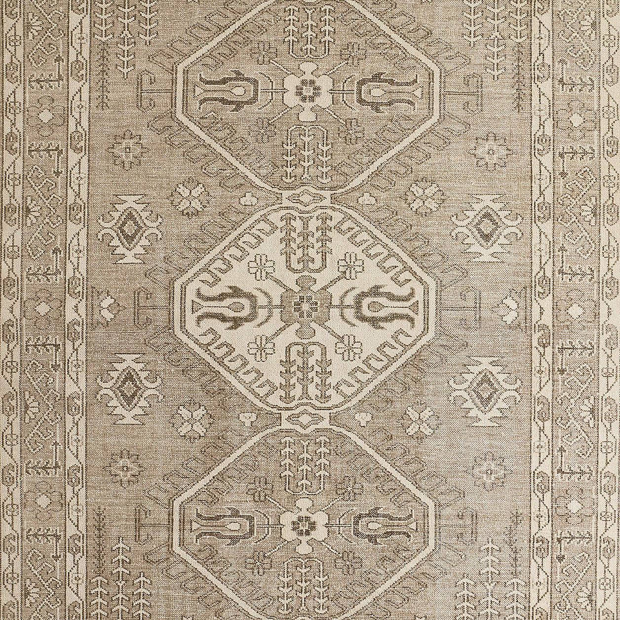 Naples Performance Traditional Ivory Handknotted Area Rug 8'x10' | Crate & Barrel | Crate & Barrel