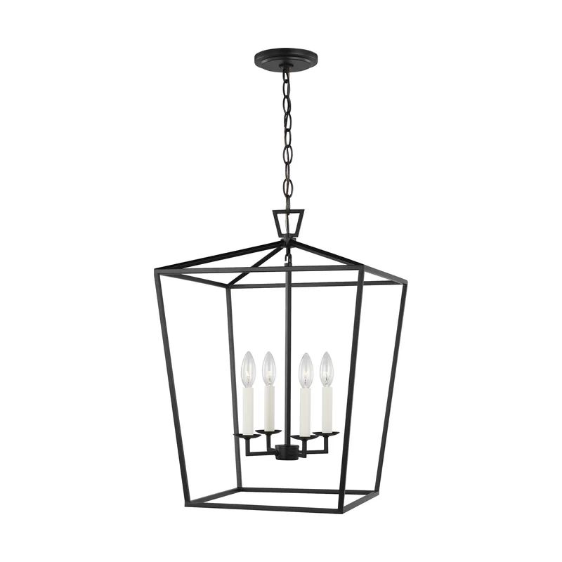 Tari 4 - Light Dimmable Lantern Square / Rectangle Chandelier | Wayfair North America