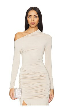 LBLC The Label Amina Top in Champagne from Revolve.com | Revolve Clothing (Global)