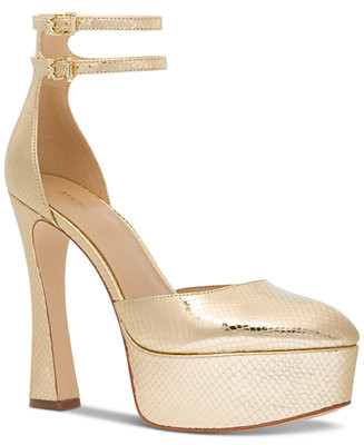 Women's Martina Ankle-Strap Platform Pumps | Macy's