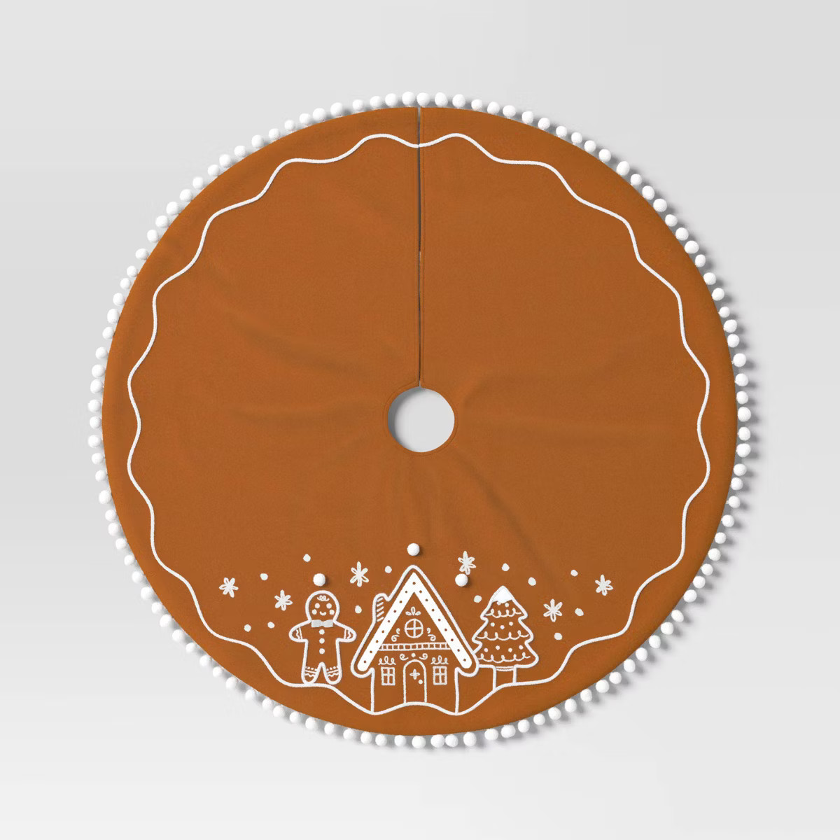 48" Christmas Gingerbread Scene Tree Skirt Brown - Wondershop™ | Target