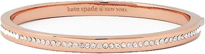 Kate Spade Ring It Up Pave Bangle Bracelet Rose Gold/Clear | Amazon (US)