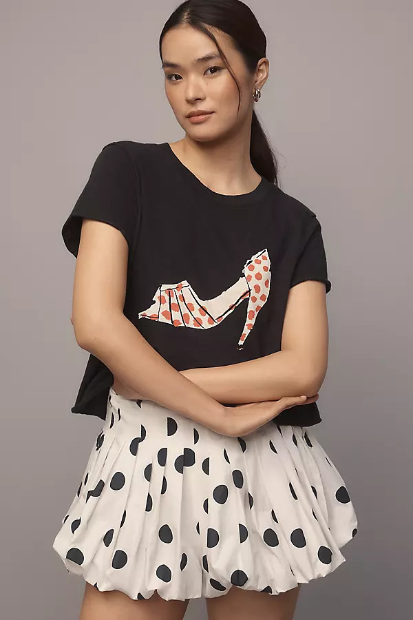 Danielle Kroll x Maeve Graphic Boxy Tee | Anthropologie (US)