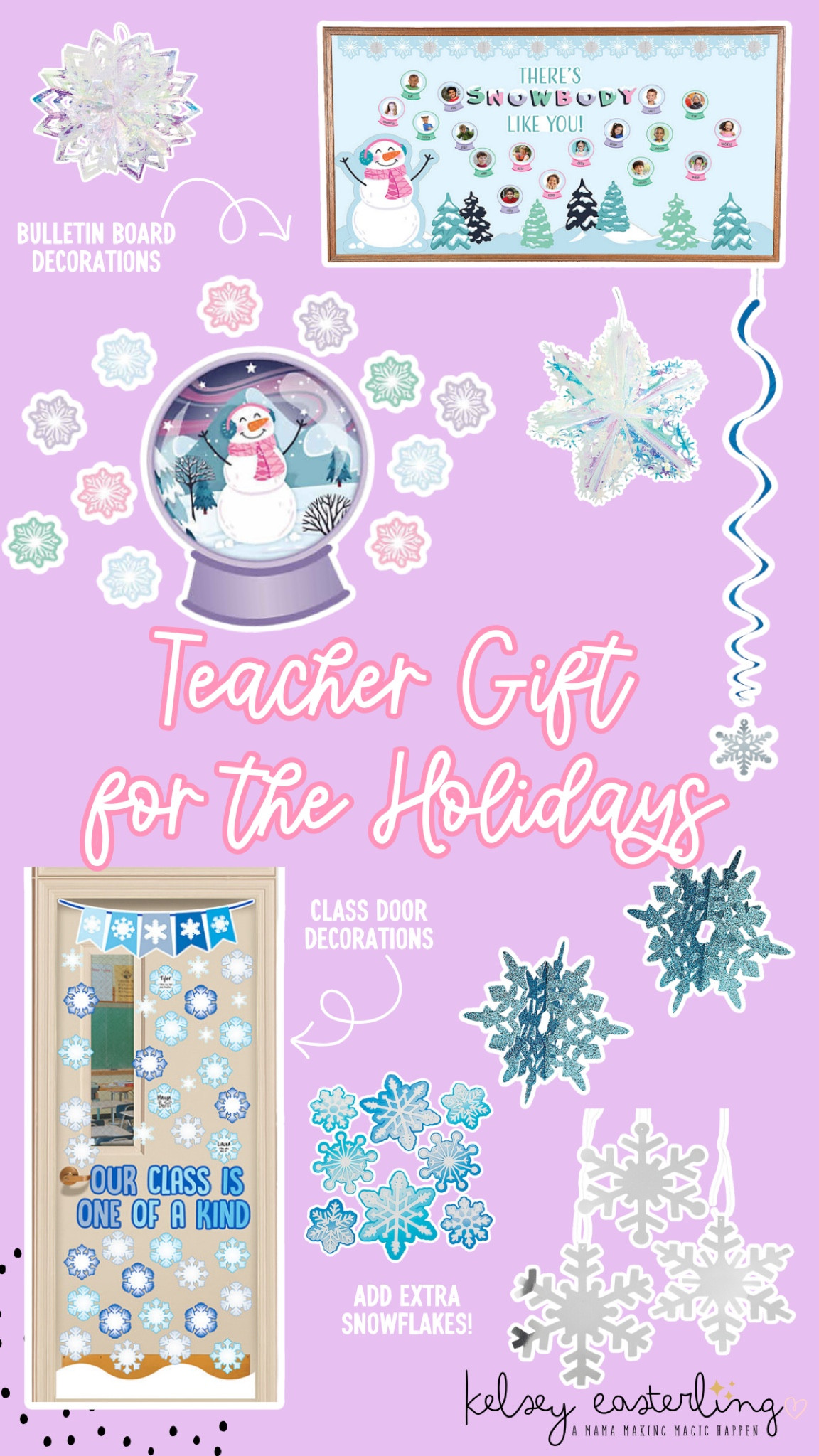 Teacher Gift Idea: decorate their classroom for winter!  

#LTKHoliday #LTKSeasonal #LTKKids
